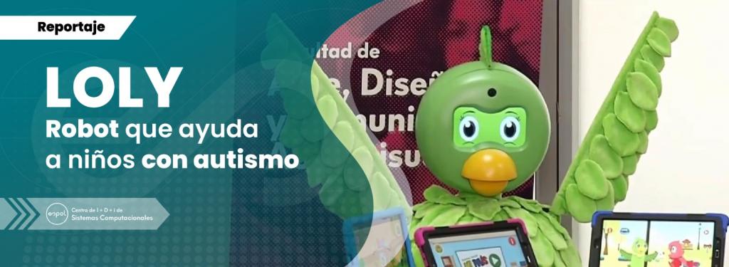 LOLY robot que ayuda a niños con autismo