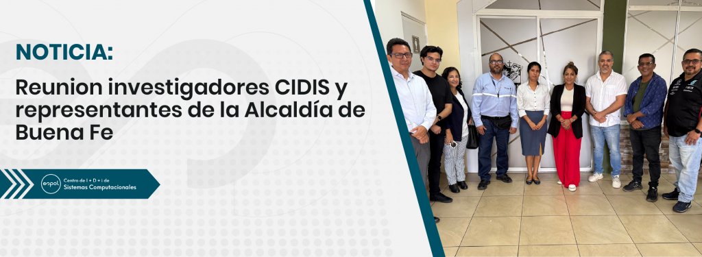 Reunión de investigadores del CIDIS y representantes de la alcaldía de Buena Fe