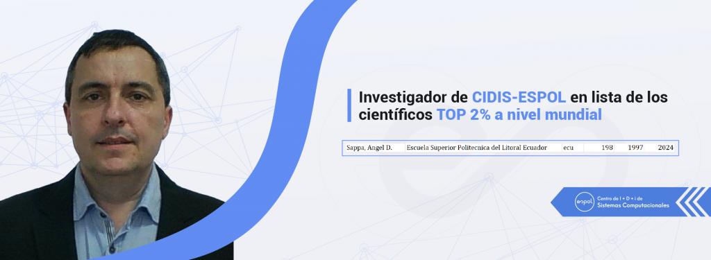 Investigador De Cidis-Espol En Lista De Los Científicos Top 2% A Nivel Mundial Según La Universidad De Stanford
